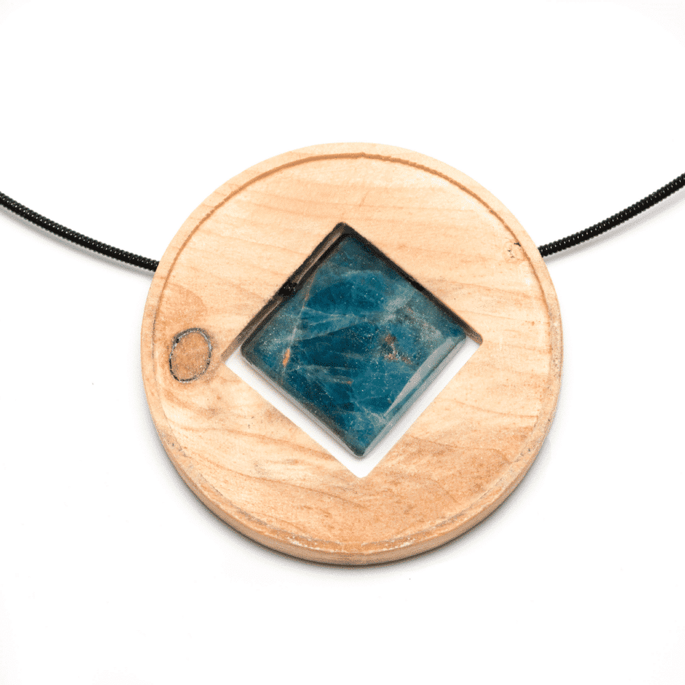 Collier Quadra Apatit - Habe dein Ziel vor Augen!