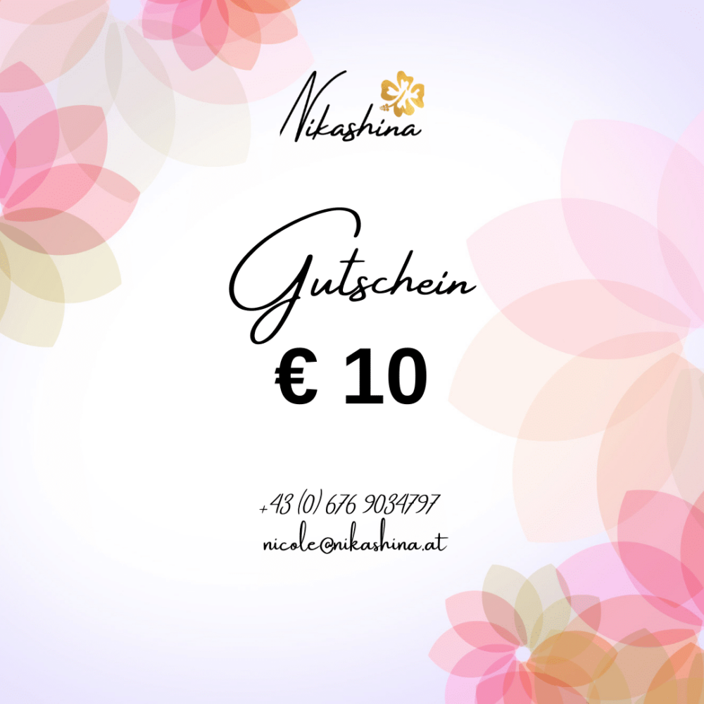 Gutschein im Wert von € 10,00