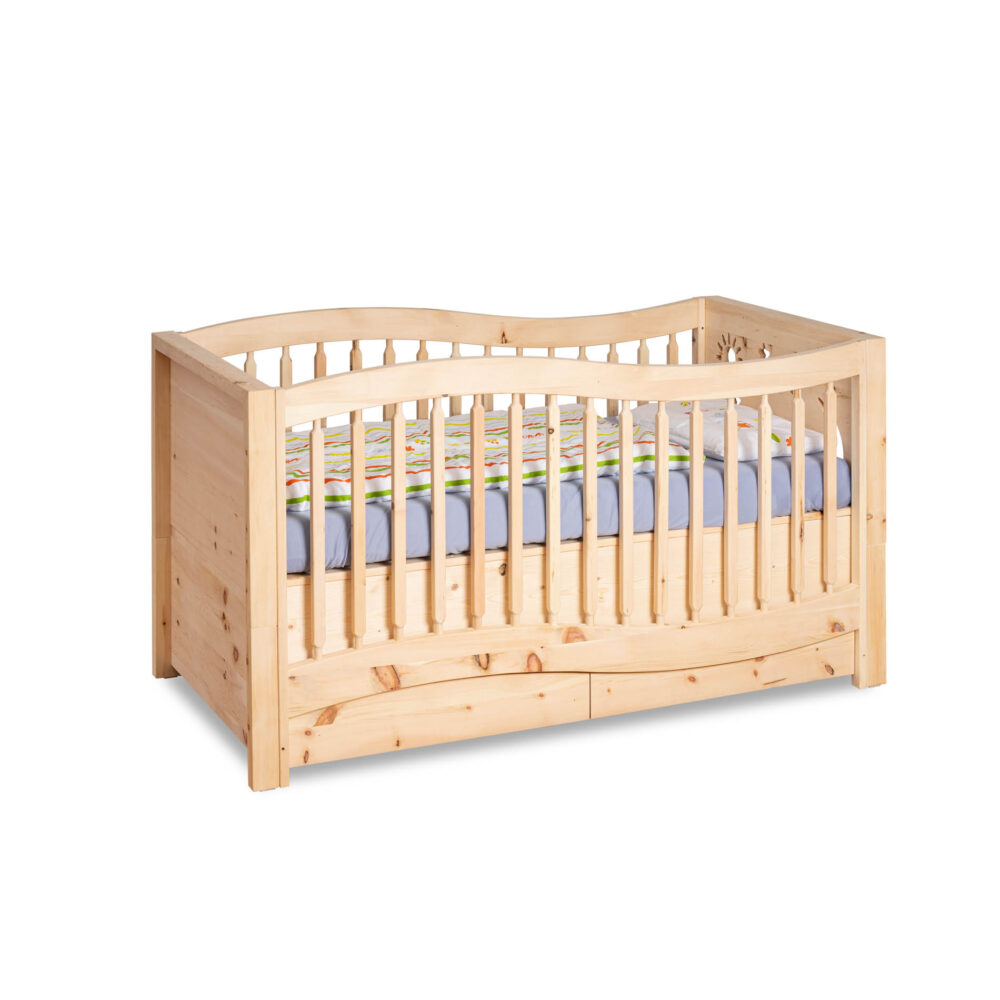 Kinderbett Superstar 5 in 1 aus Zirbenholz