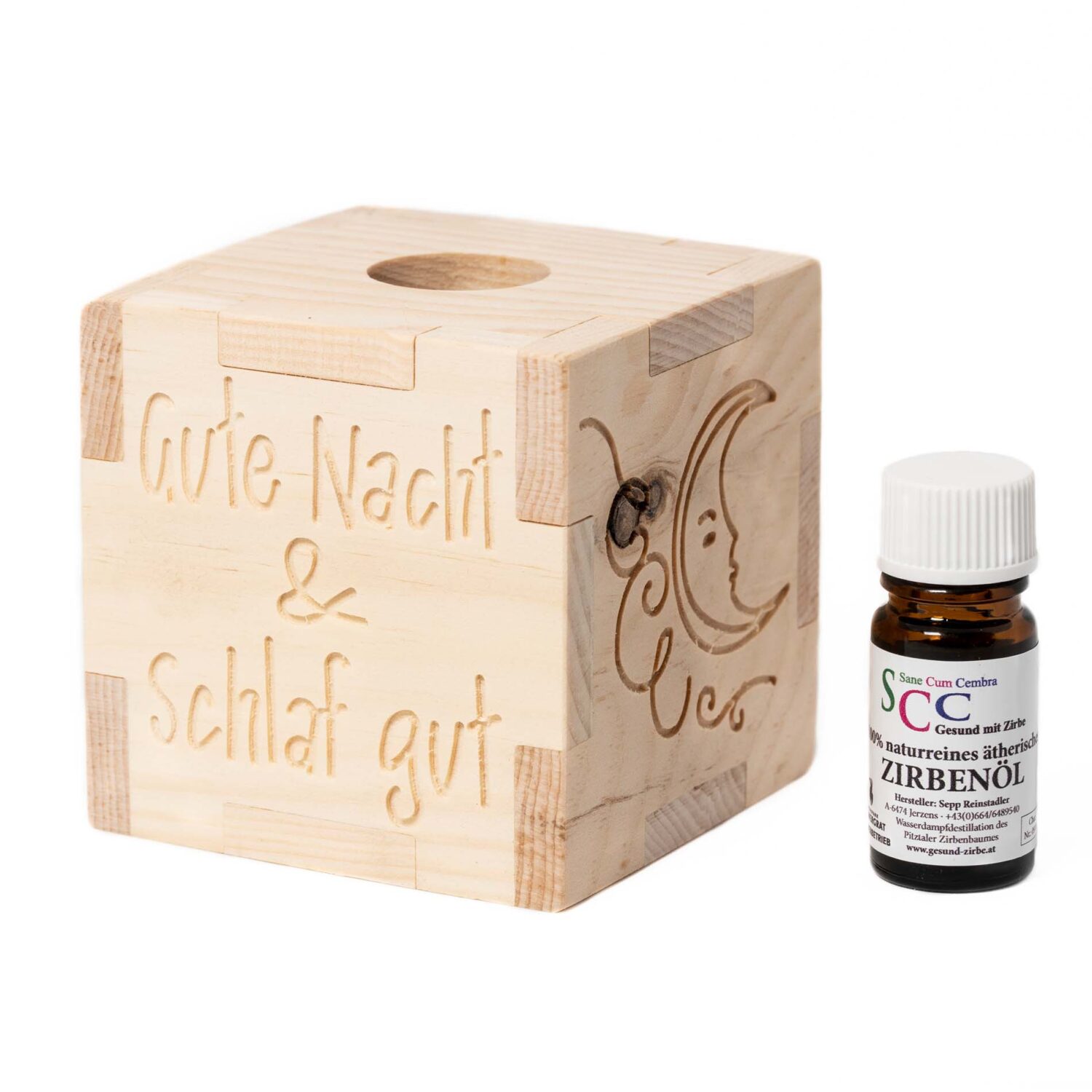 Aromawürfel – Gute Nacht – inkl. 5ml Zirbenöl