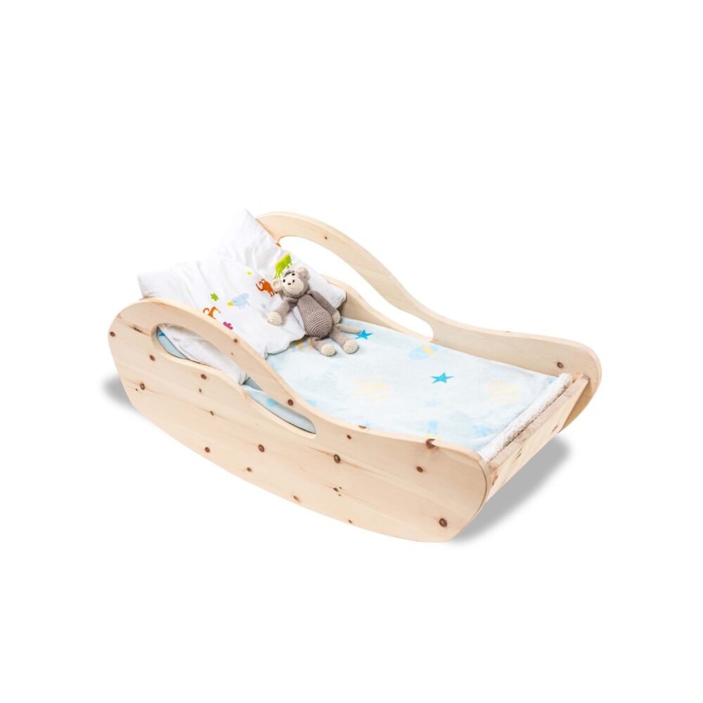 Babywiege Julia Set aus Zirbenholz - Image 4
